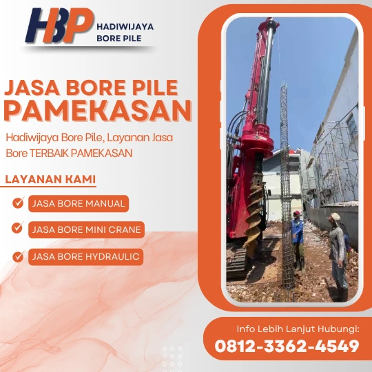 Jasa Bore Bore Pile Pamekasan Pengerjaan Menggunakan Mesin Hydraulic-HADIWIJAYA BORE PILE